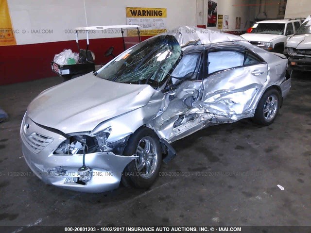 4T1BE46K99U270212 - 2009 TOYOTA CAMRY SE/LE/XLE SILVER photo 2