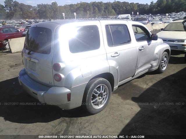 3GNDA13D57S559749 - 2007 CHEVROLET HHR LS ვერცხლისფერი ფოტო 4