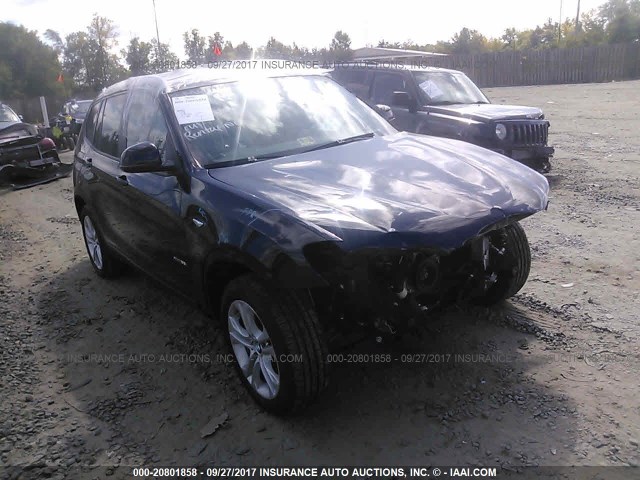 5UXWX7C57H0U42595 - 2017 BMW X3 XDRIVE35I BLACK photo 1