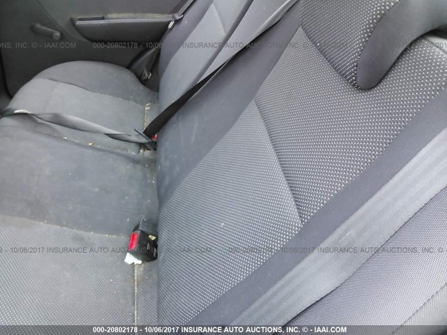 KL1TD566X7B147765 - 2007 CHEVROLET AVEO LS RED photo 8