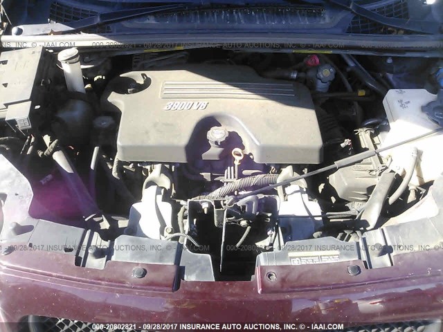 1GNDV23108D199274 - 2008 CHEVROLET UPLANDER LS Շագանակագույն լուսանկար 10