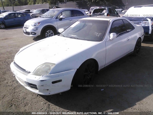 JHMBB6249YC007723 - 2000 HONDA PRELUDE WHITE photo 2