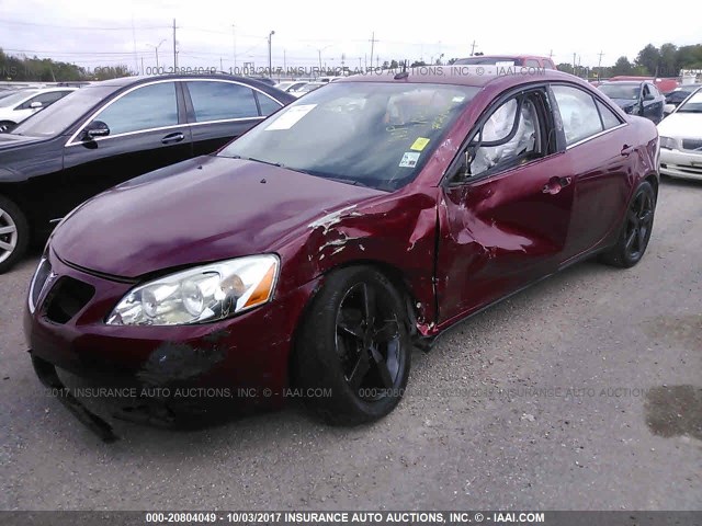 1G2ZF57B484148025 - 2008 PONTIAC G6 VALUE LEADER/BASE MAROON photo 2