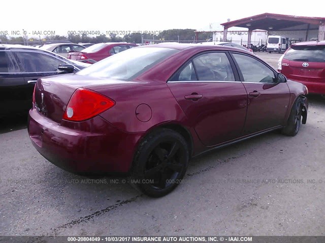 1G2ZF57B484148025 - 2008 PONTIAC G6 VALUE LEADER/BASE MAROON photo 4