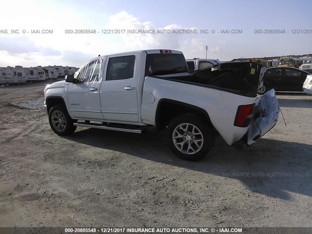 3GTU2VEC5FG503913 - 2015 GMC SIERRA K1500 SLT WHITE photo 3