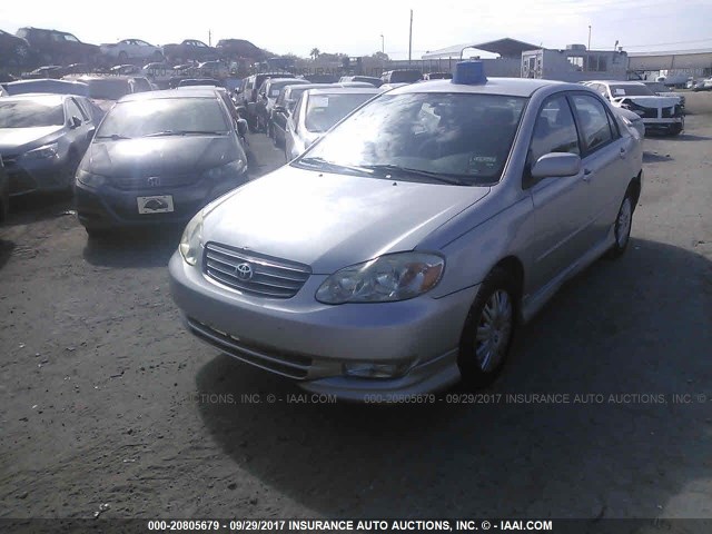 1NXBR32EX4Z242619 - 2004 TOYOTA COROLLA CE/LE/S SILVER photo 6