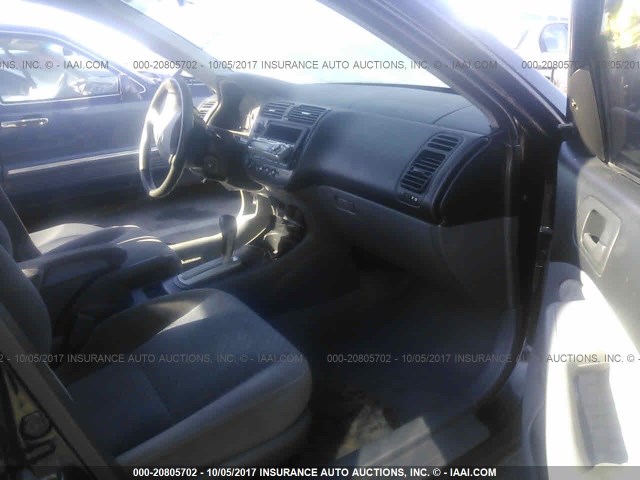 1HGES16355L014524 - 2005 HONDA CIVIC DX VP BLACK photo 5