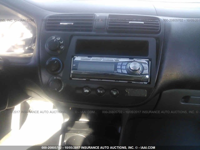 1HGES16355L014524 - 2005 HONDA CIVIC DX VP BLACK photo 6