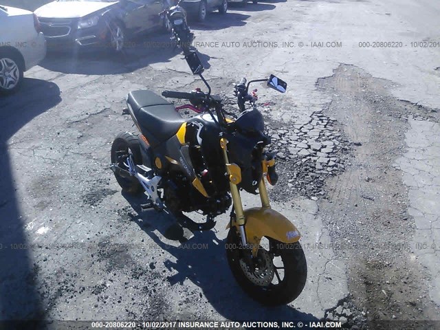 MLHJC6119F5106803 - 2015 HONDA GROM 125 YELLOW photo 1