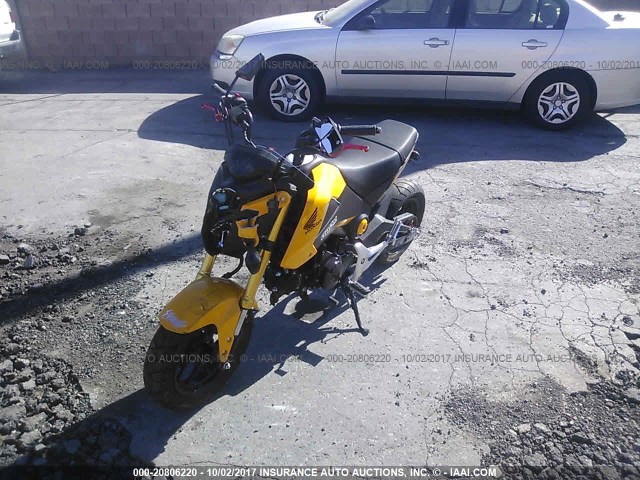 MLHJC6119F5106803 - 2015 HONDA GROM 125 YELLOW photo 2