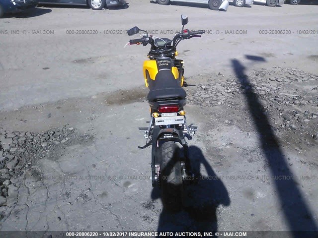 MLHJC6119F5106803 - 2015 HONDA GROM 125 YELLOW photo 6