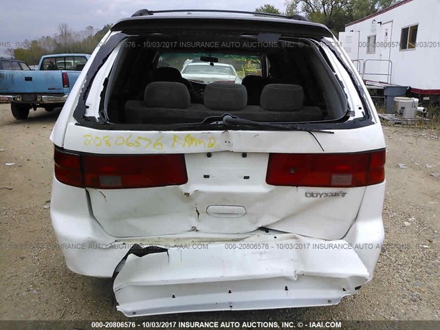 2HKRL1858YH542904 - 2000 HONDA ODYSSEY LX WHITE photo 6