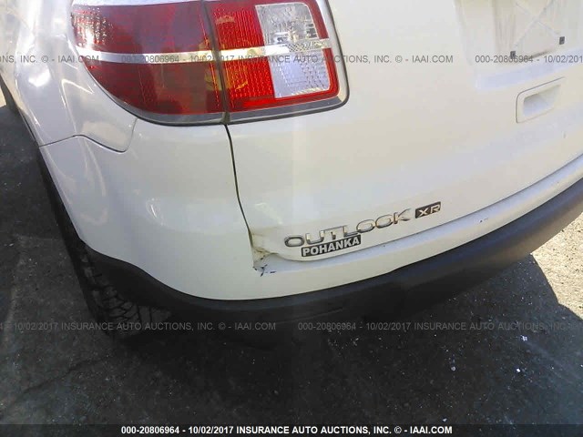 5GZER23D99J206719 - 2009 SATURN OUTLOOK XR თეთრი ფოტო 6
