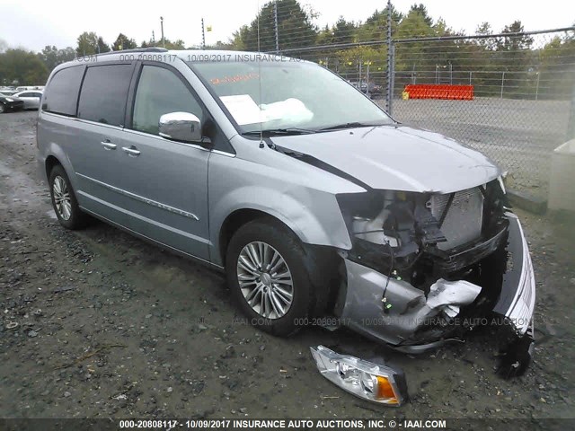 2C4RC1CG1DR757708 - 2013 CHRYSLER TOWN & COUNTRY TOURING L GRAY photo 1