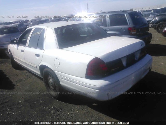 2FAHP71V19X119665 - 2009 FORD CROWN VICTORIA POLICE INTERCEPTOR WHITE photo 3