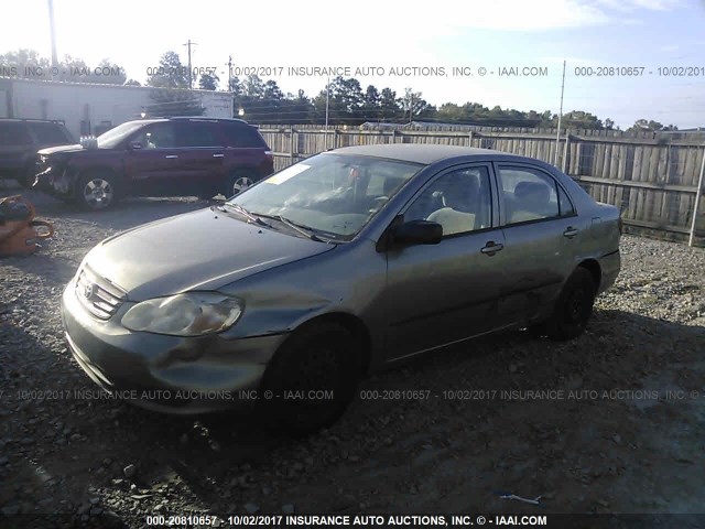 1NXBR32E14Z209749 - 2004 TOYOTA COROLLA CE/LE/S GRAY photo 2