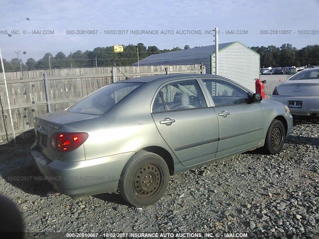 1NXBR32E14Z209749 - 2004 TOYOTA COROLLA CE/LE/S GRAY photo 4