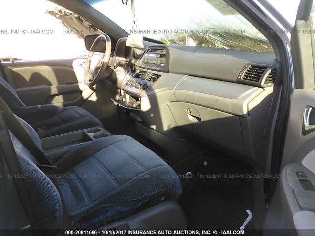 5FNRL3H26AB019032 - 2010 HONDA ODYSSEY LX BLUE photo 5