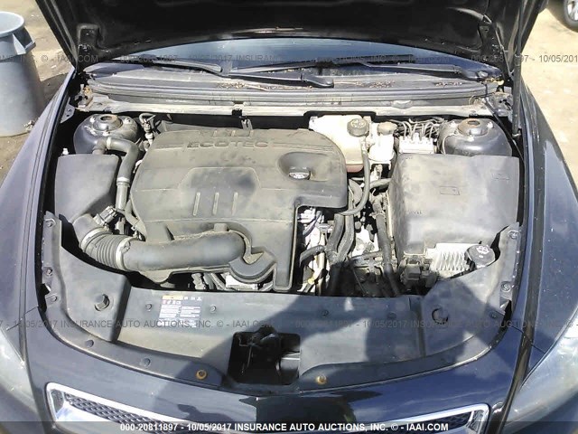 1G1ZC5E07CF187493 - 2012 CHEVROLET MALIBU 1LT 黑色 照片 10