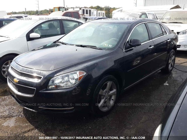 1G1ZC5E07CF187493 - 2012 CHEVROLET MALIBU 1LT 黑色 照片 2