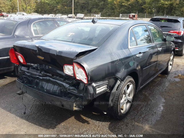 1G1ZC5E07CF187493 - 2012 CHEVROLET MALIBU 1LT 黑色 照片 4