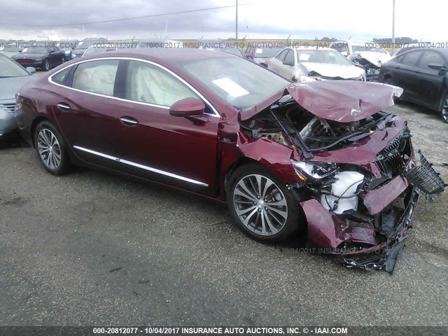 1G4ZP5SS4HU127512 - 2017 BUICK LACROSSE ESSENCE BURGUNDY photo 1