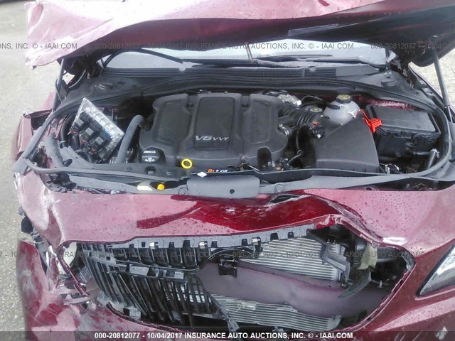 1G4ZP5SS4HU127512 - 2017 BUICK LACROSSE ESSENCE BURGUNDY photo 10