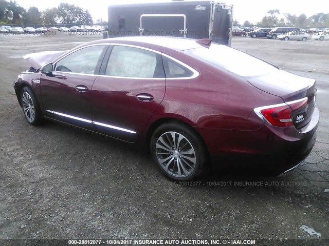 1G4ZP5SS4HU127512 - 2017 BUICK LACROSSE ESSENCE BURGUNDY photo 3