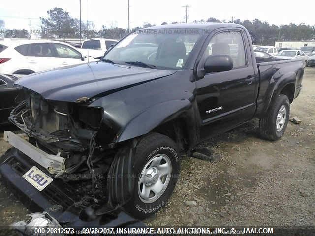 5TENX62N99Z647359 - 2009 TOYOTA TACOMA PRERUNNER BLACK photo 2