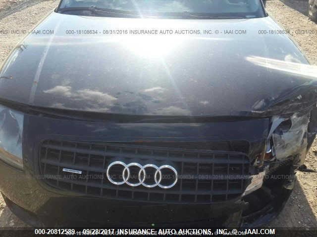 TRUWD28N251013544 - 2005 AUDI TT 3.2 QUATTRO BLACK photo 10