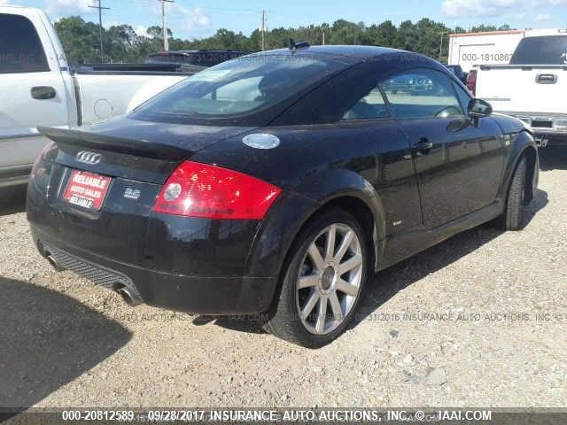 TRUWD28N251013544 - 2005 AUDI TT 3.2 QUATTRO BLACK photo 4