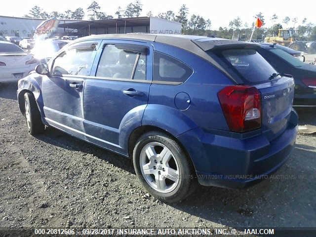 1B3HB48A39D219298 - 2009 DODGE CALIBER SXT BLUE photo 3