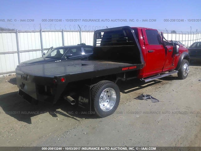 3C7WRLEL1GG373738 - 2016 RAM 4500 RED photo 4