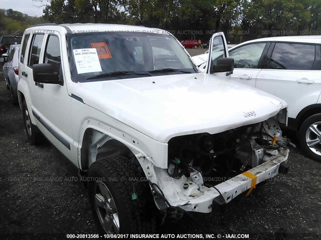 1J4PN2GK0AW103978 - 2010 JEEP LIBERTY SPORT WHITE photo 1