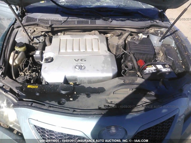 4T1BK46K07U558206 - 2007 TOYOTA CAMRY NEW GENERAT LE/XLE/SE Light Blue photo 10