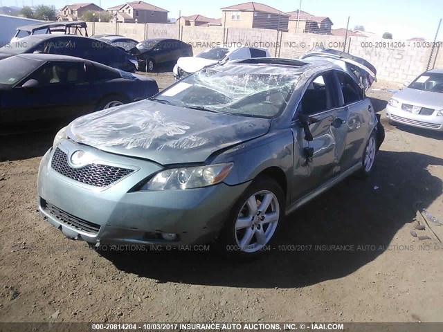 4T1BK46K07U558206 - 2007 TOYOTA CAMRY NEW GENERAT LE/XLE/SE Light Blue photo 2