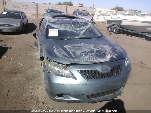 4T1BK46K07U558206 - 2007 TOYOTA CAMRY NEW GENERAT LE/XLE/SE Light Blue photo 6