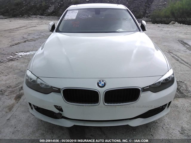 WBA3B1C59EK134311 - 2014 BMW 320 I WHITE photo 6
