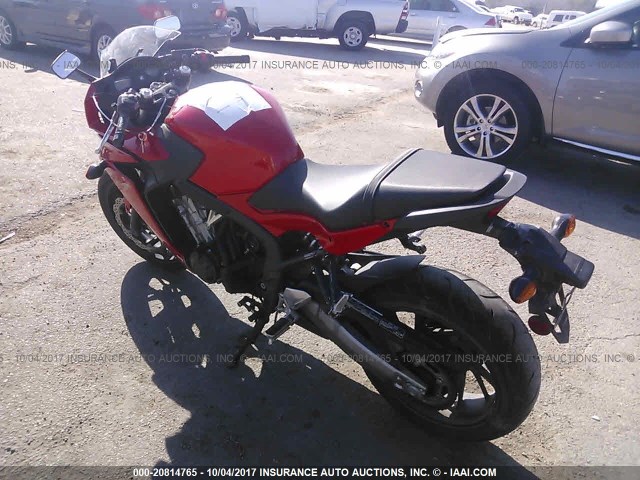 MLHRC7400F5100691 - 2015 HONDA CBR650 F RED photo 3