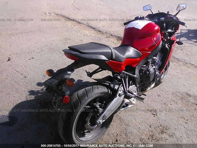 MLHRC7400F5100691 - 2015 HONDA CBR650 F RED photo 4