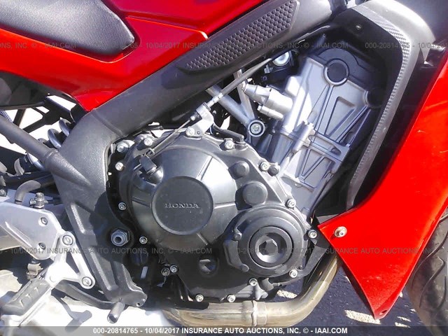 MLHRC7400F5100691 - 2015 HONDA CBR650 F RED photo 8