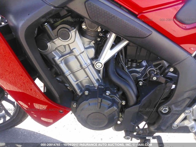 MLHRC7400F5100691 - 2015 HONDA CBR650 F RED photo 9