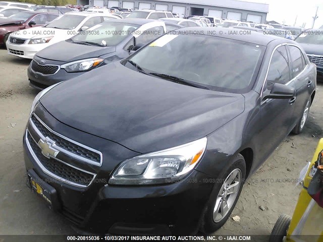 1G11B5SA6DF173423 - 2013 CHEVROLET MALIBU LS 黑色 照片 2