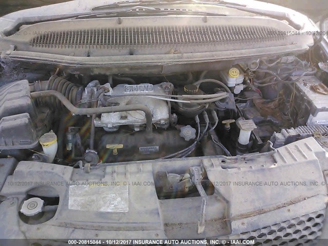 2B8GP54L51R401056 - 2001 DODGE GRAND CARAVAN ES BLUE photo 10