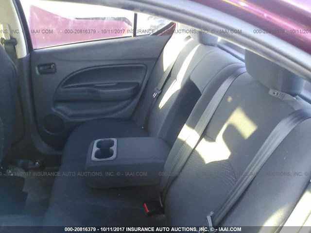 ML32F3FJ6HHF11093 - 2017 MITSUBISHI MIRAGE G4 ES იასამნისფერი ფოტო 8