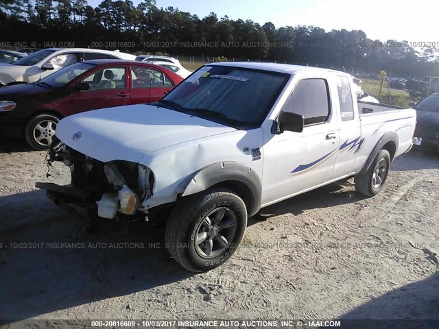 1N6DD26S51C387118 - 2001 NISSAN FRONTIER KING CAB XE WHITE photo 2