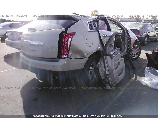 3GYFNDEY0BS629443 - 2011 CADILLAC SRX LUXURY COLLECTION GOLD photo 4