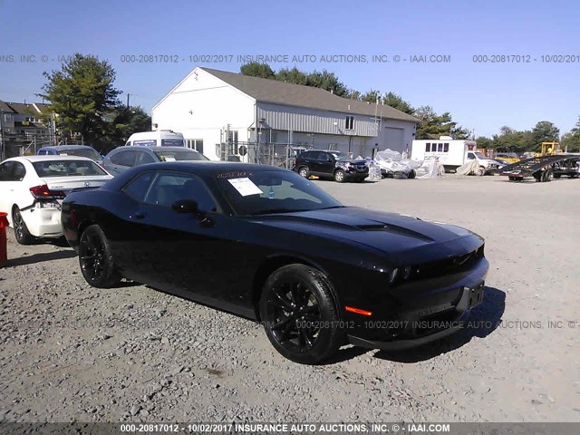 2C3CDZAG9GH305444 - 2016 DODGE CHALLENGER SXT BLACK photo 1