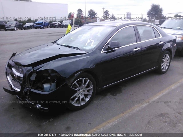 1G1ZE5E12BF379017 - 2011 CHEVROLET MALIBU LTZ 黑色 照片 2