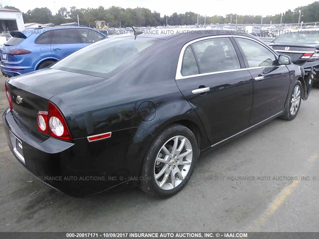 1G1ZE5E12BF379017 - 2011 CHEVROLET MALIBU LTZ 黑色 照片 4